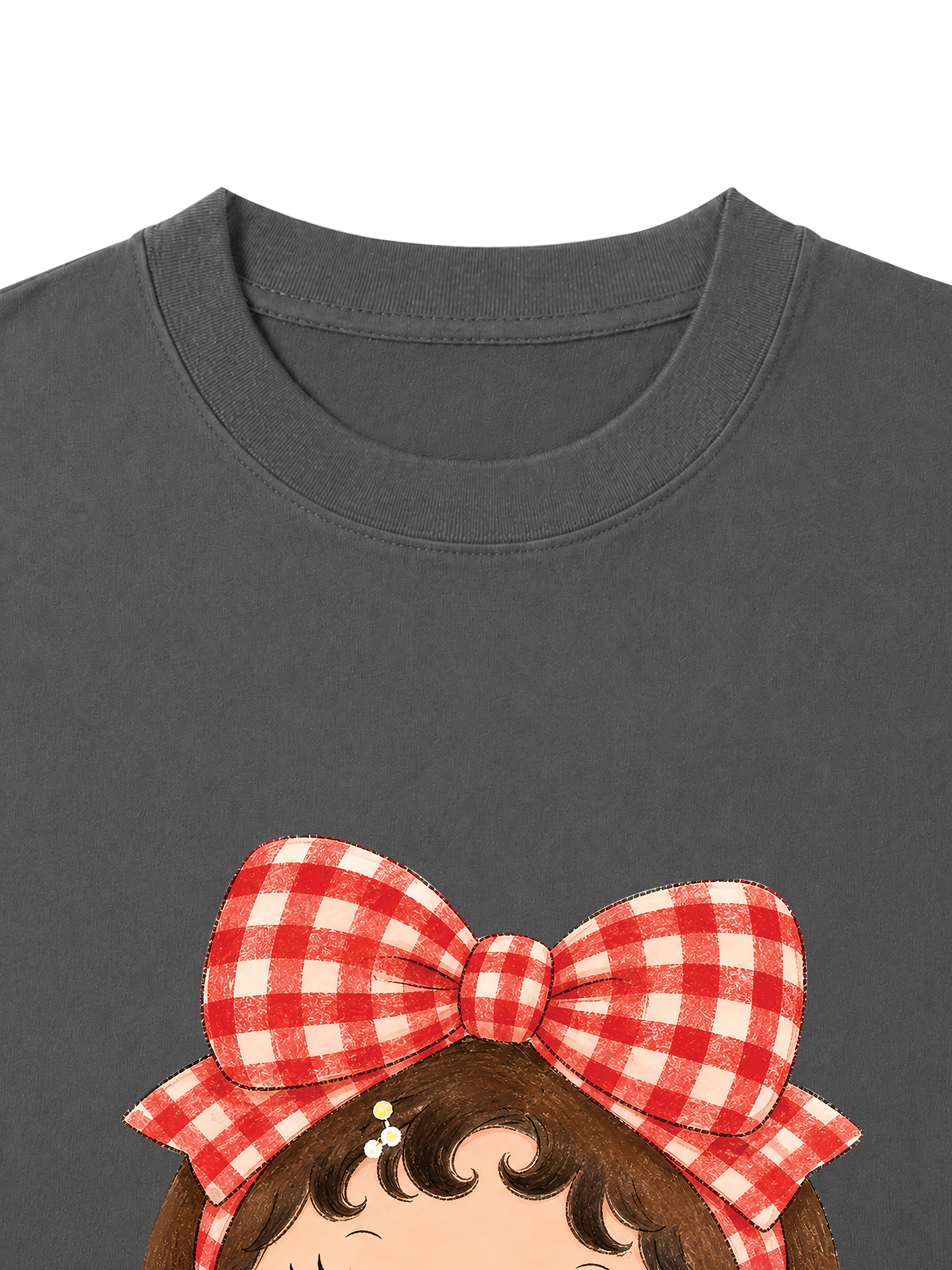 Áo Thun Nữ Red Plaid Girl