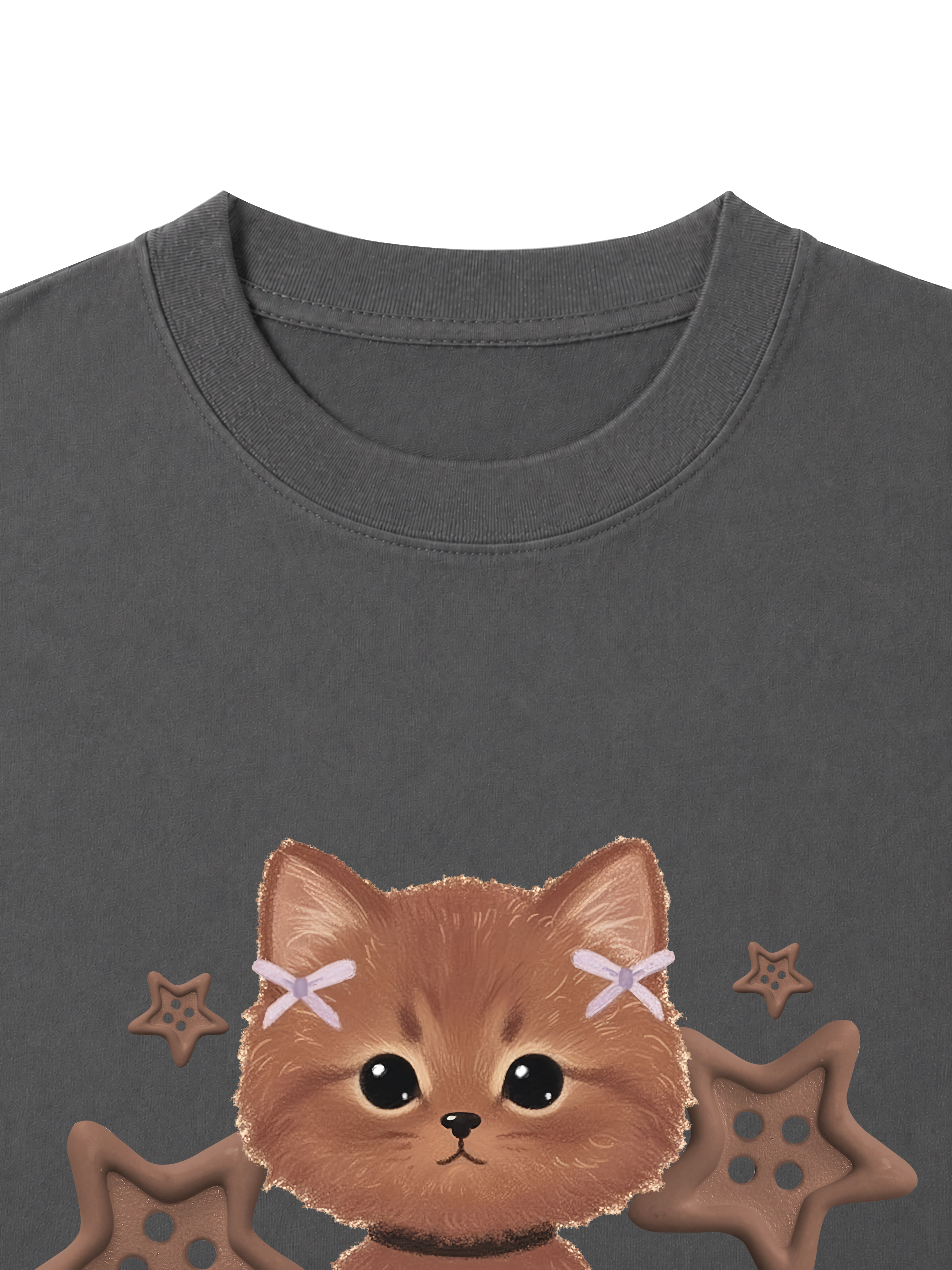 Áo Thun Nữ Brown Cat