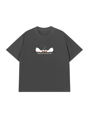 Áo Thun Custom Couple Minimal