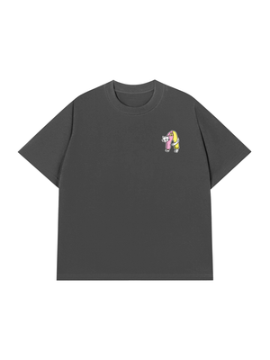 Áo Thun Custom Alphabet Cat
