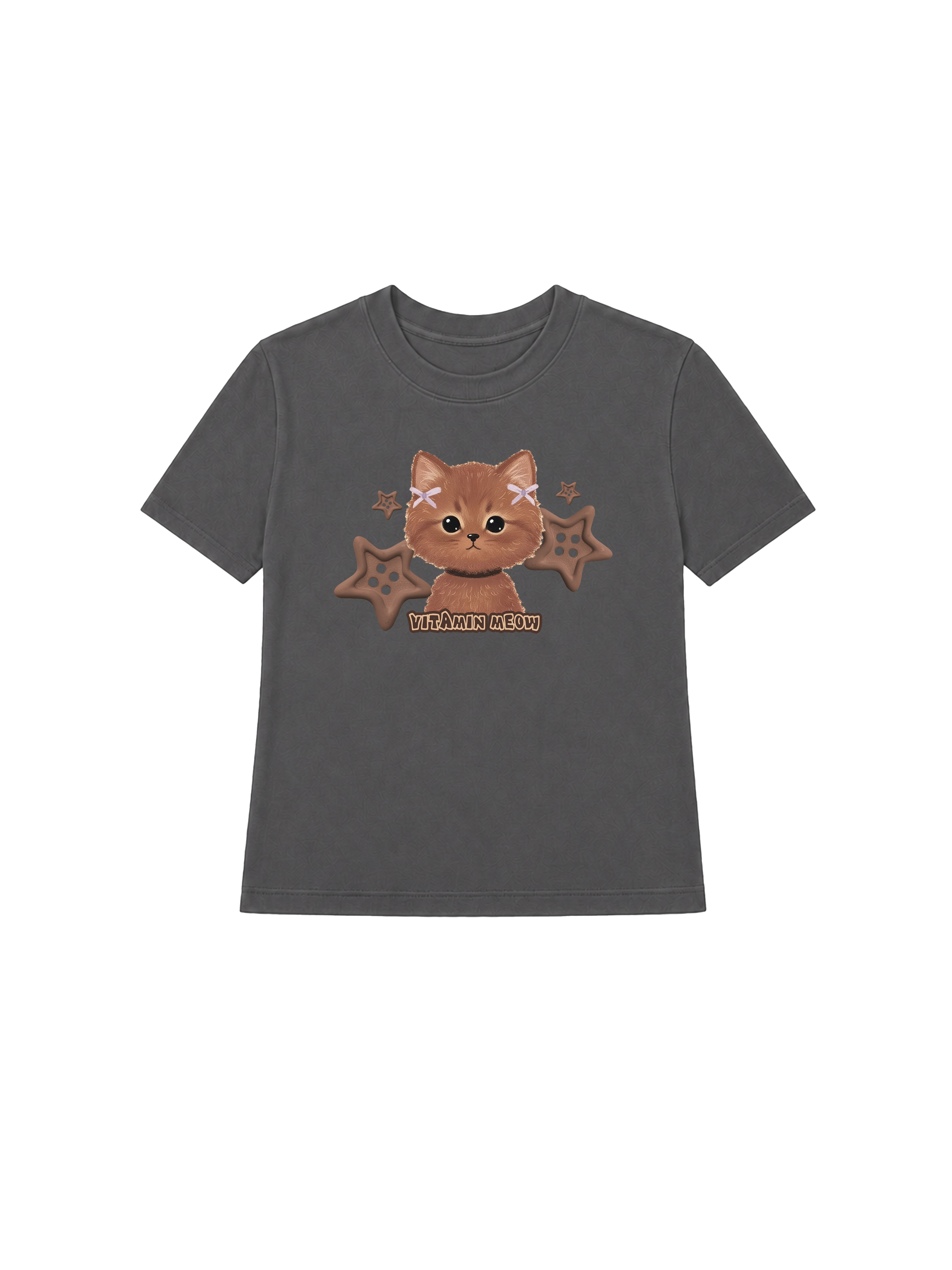 Áo Thun Nữ Brown Cat