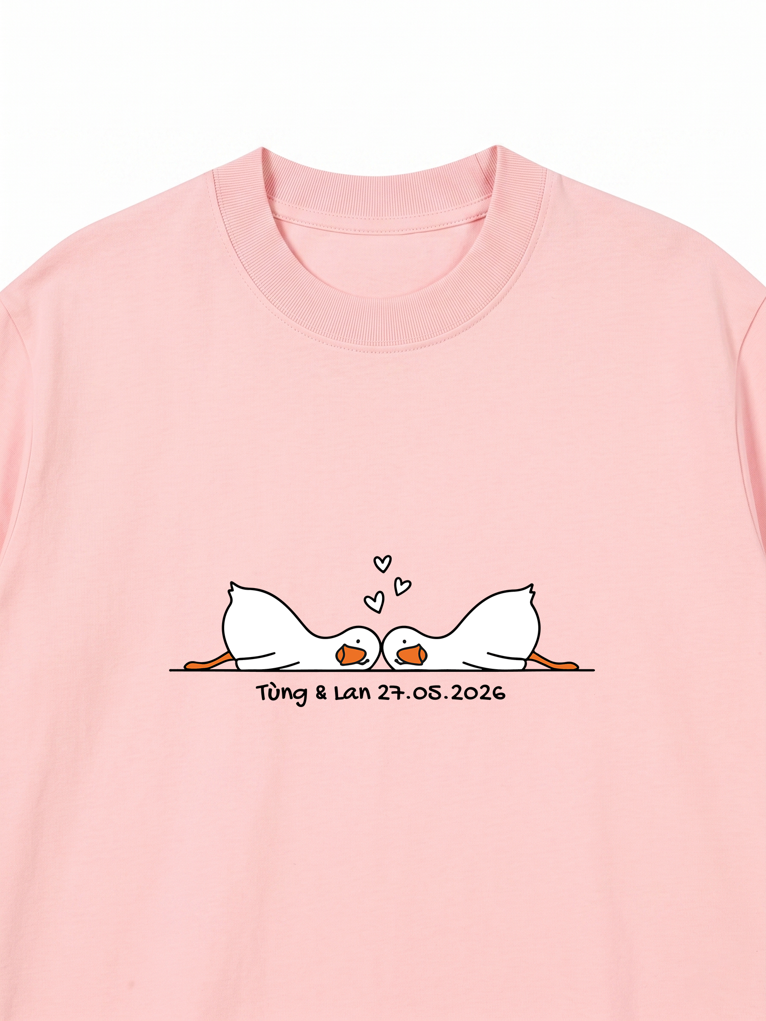 Áo Thun Custom Couple Minimal
