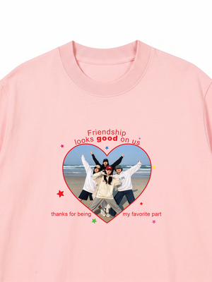 Áo Thun Custom Friend Heart