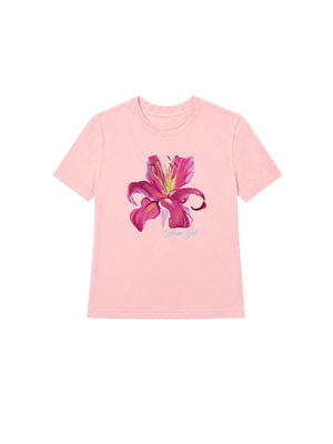 Áo Thun Nữ Bloom Girl Pink Lily