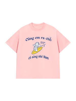 Áo Thun Custom Name Cùng Nhau Ra Chỗ Có Sóng