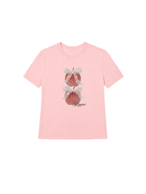 Áo Thun Nữ Byyou Apple With Coquette