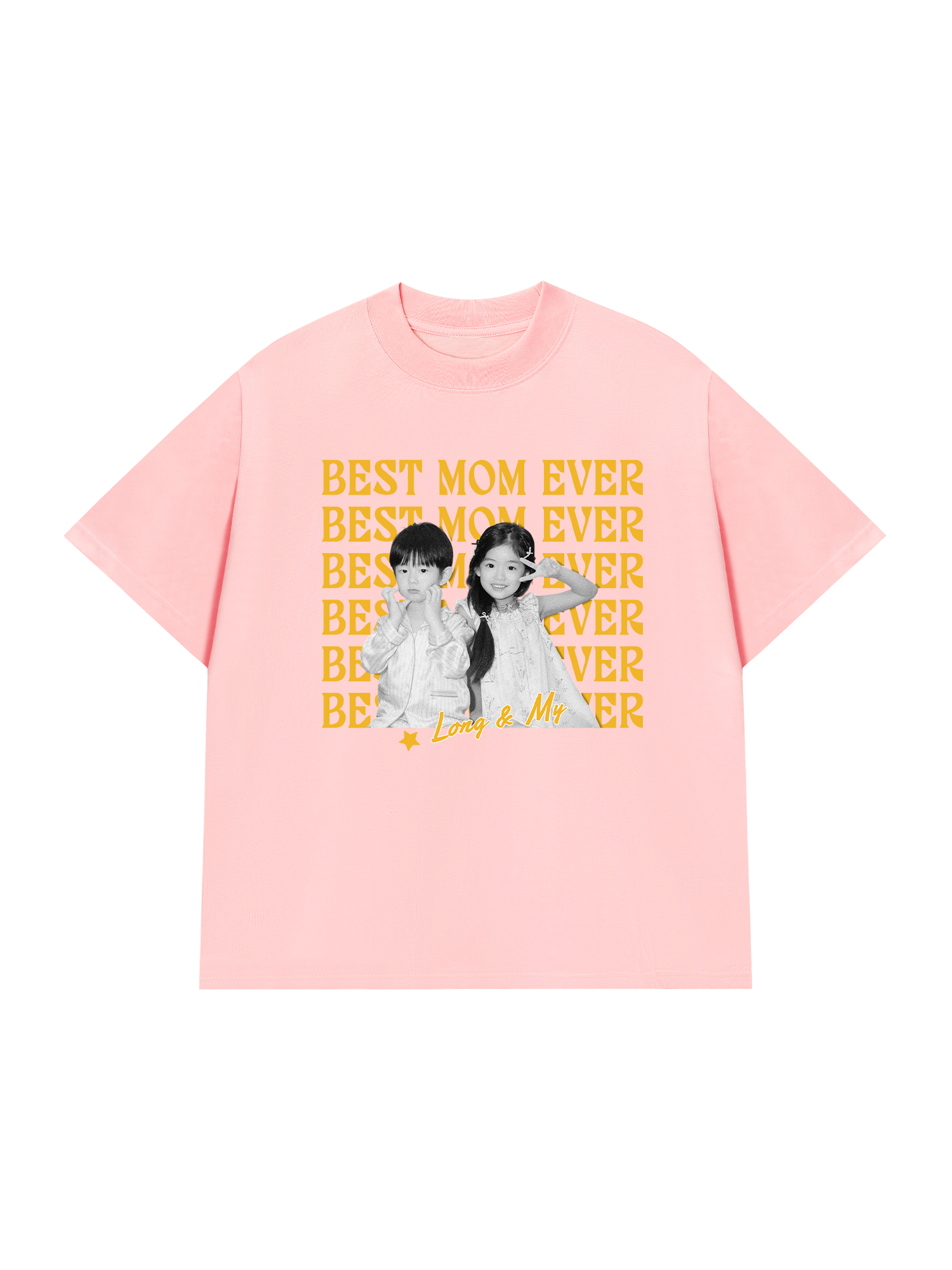 Áo Thun Custom Color Family Children Name Best Parent Ever