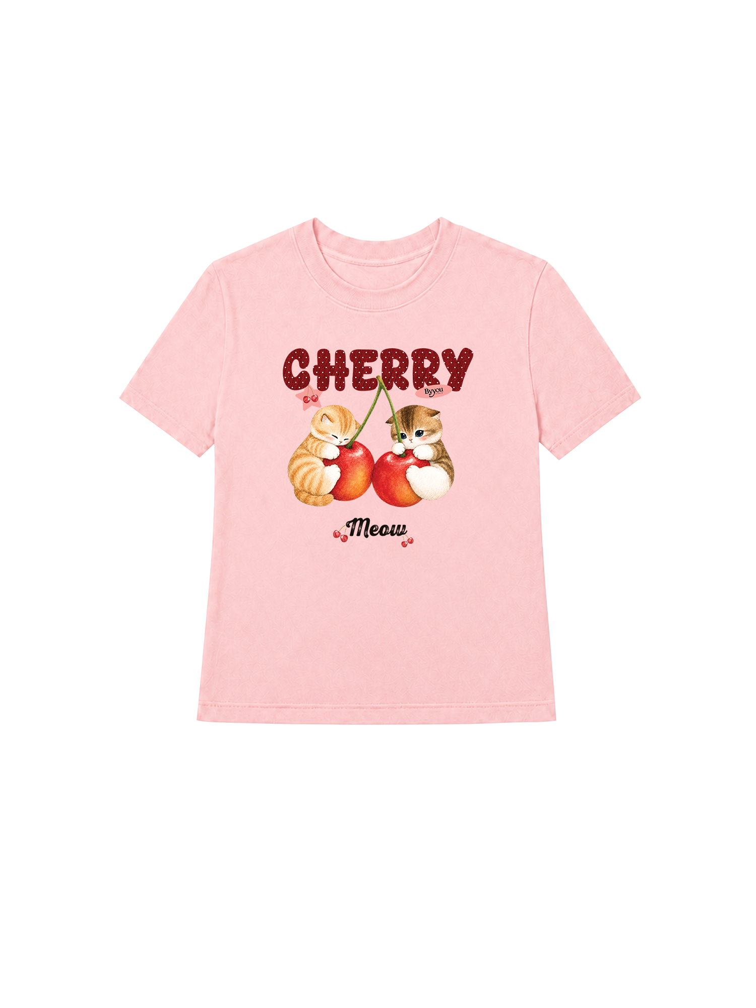 Áo Thun Nữ Cherry Meow