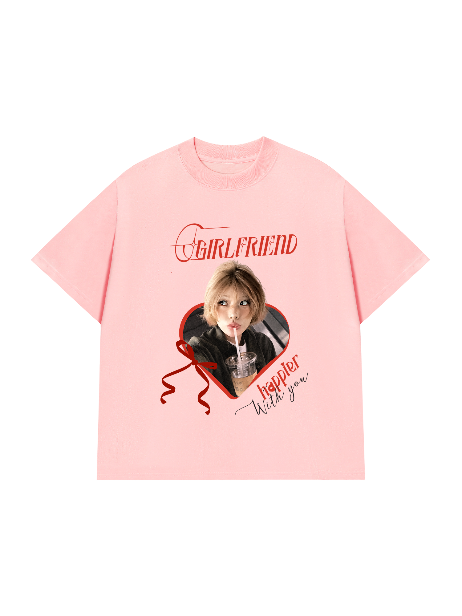 Áo Thun Custom Happier with you
