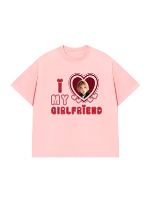 Áo Thun Custom Couple I Love My Boyfriend, Girlfriend