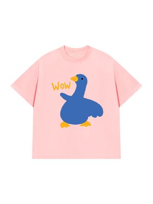 Áo Thun Custom Couple Wow Duck