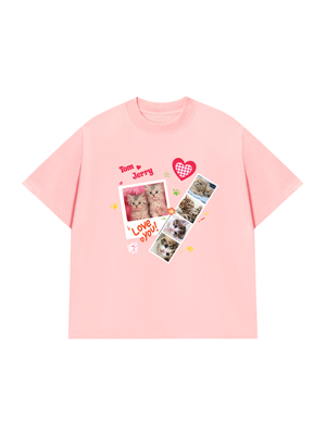 Áo Thun Custom Pets Cat Photobooth Frames