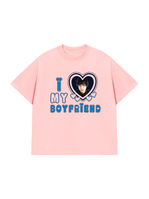 Áo Thun Custom Couple I Love My Boyfriend, Girlfriend