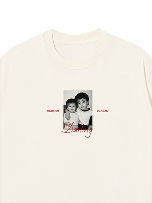 Áo Thun Custom Couple Darling