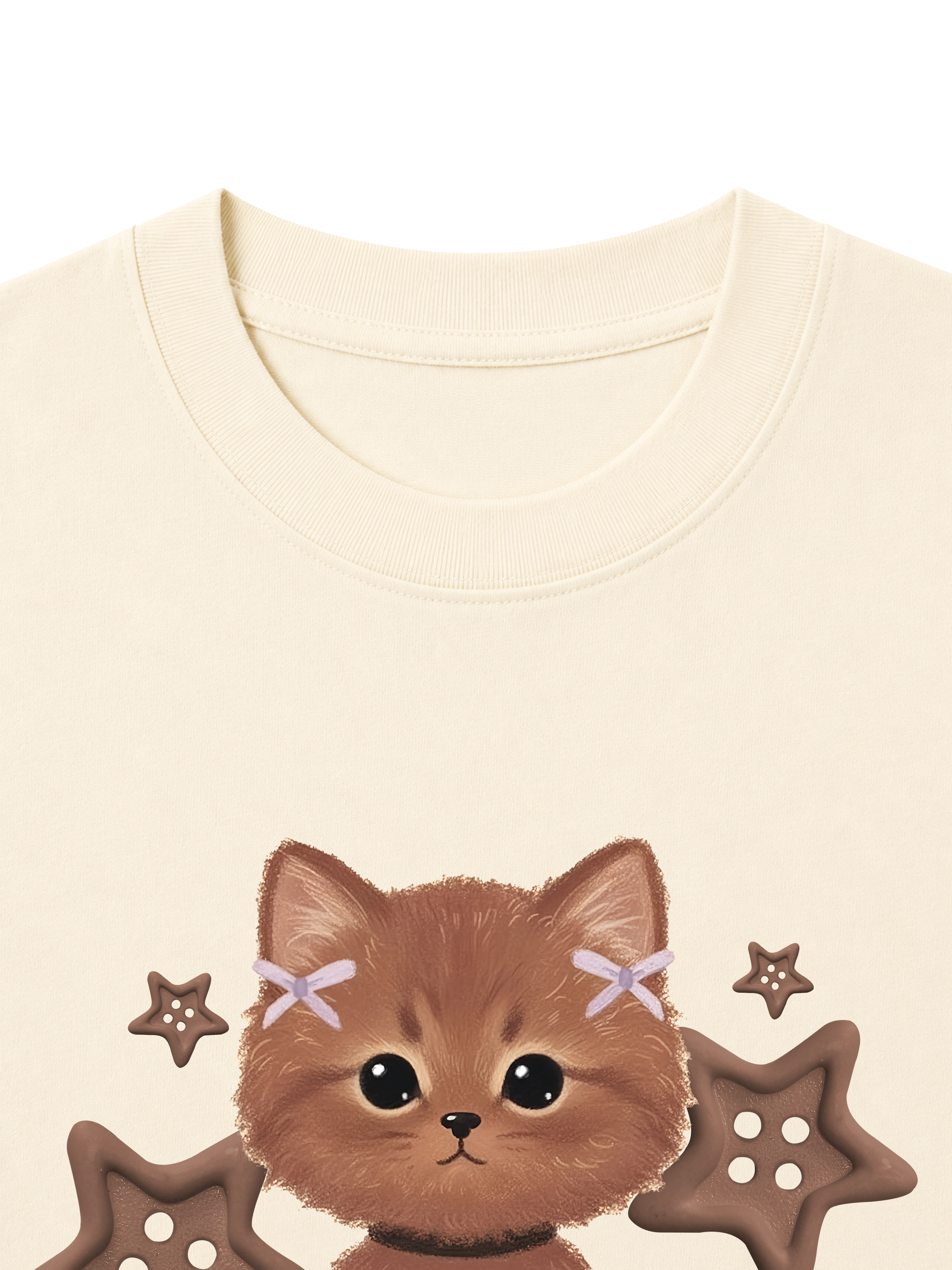 Áo Thun Nữ Brown Cat