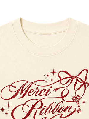 Áo Thun Nữ Merci Ribbon