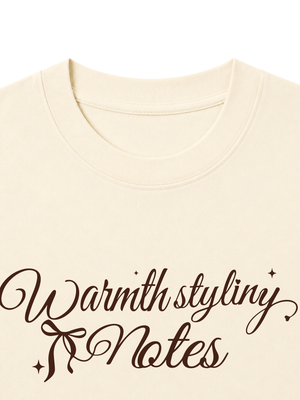 Áo Thun Nữ Warmth Styling Notes