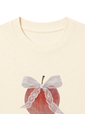 Áo Thun Nữ Byyou Apple With Coquette