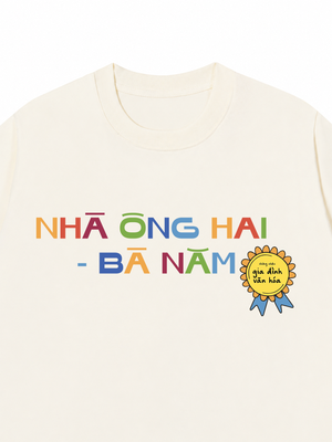 Áo Thun Custom Chứng Nhận Gia Đình Văn Hóa