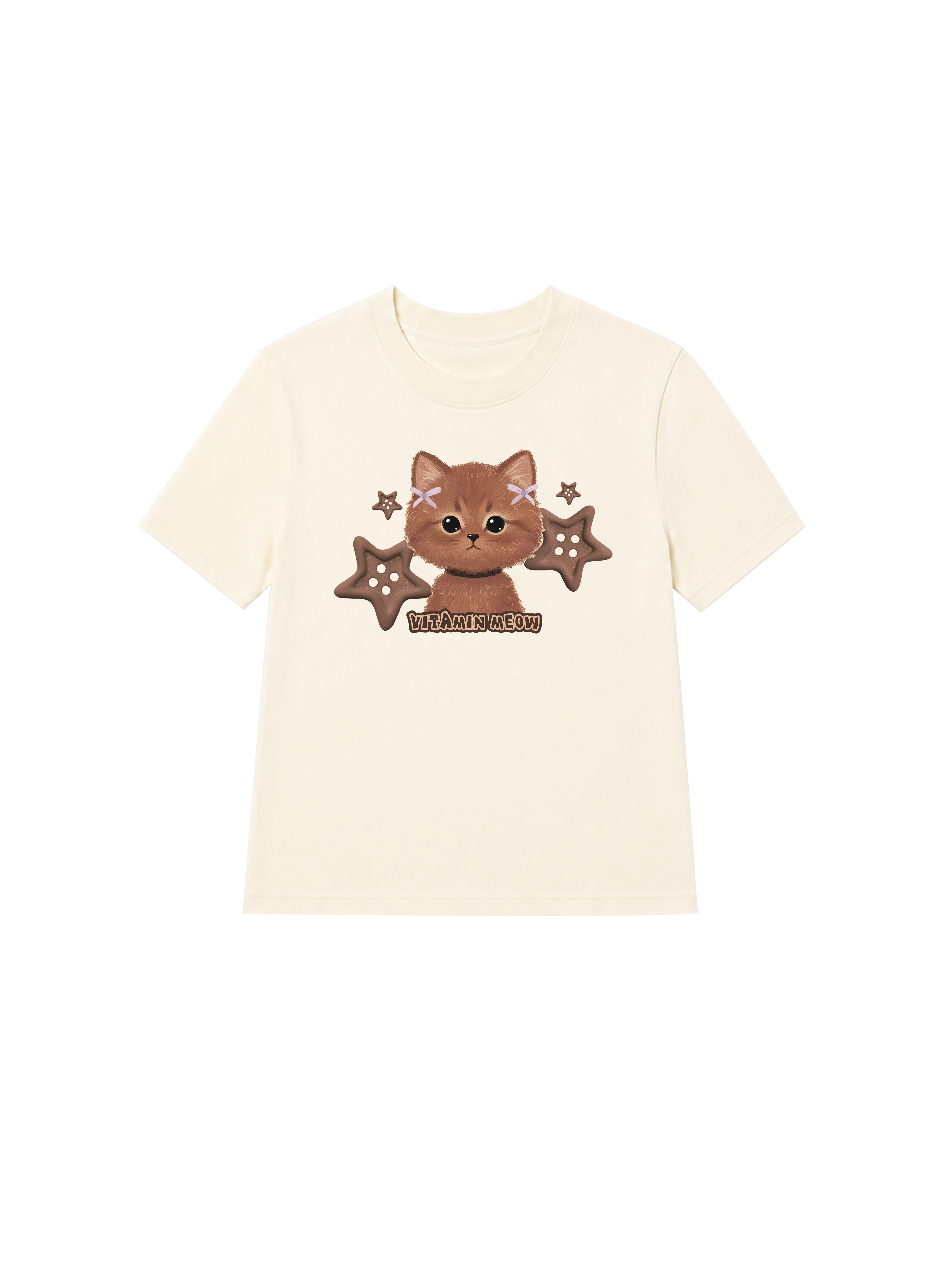 Áo Thun Nữ Brown Cat