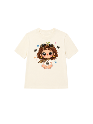 Áo Thun Nữ Girl Leopard Outfit