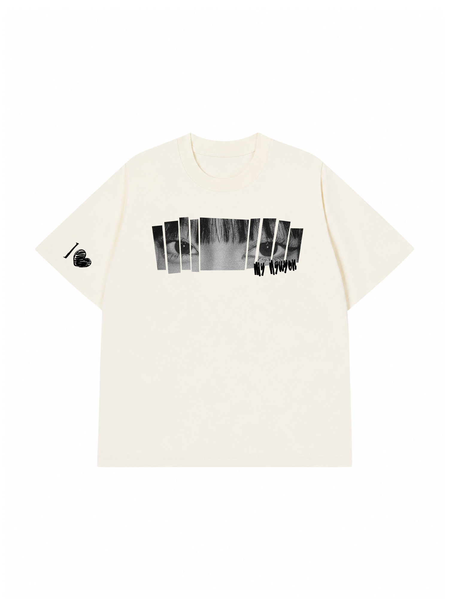 Áo Thun Custom Eyes Shirt Girlfriend And Boyfriend's Eyes