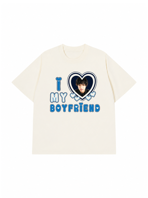 Áo Thun Custom Couple I Love My Boyfriend, Girlfriend