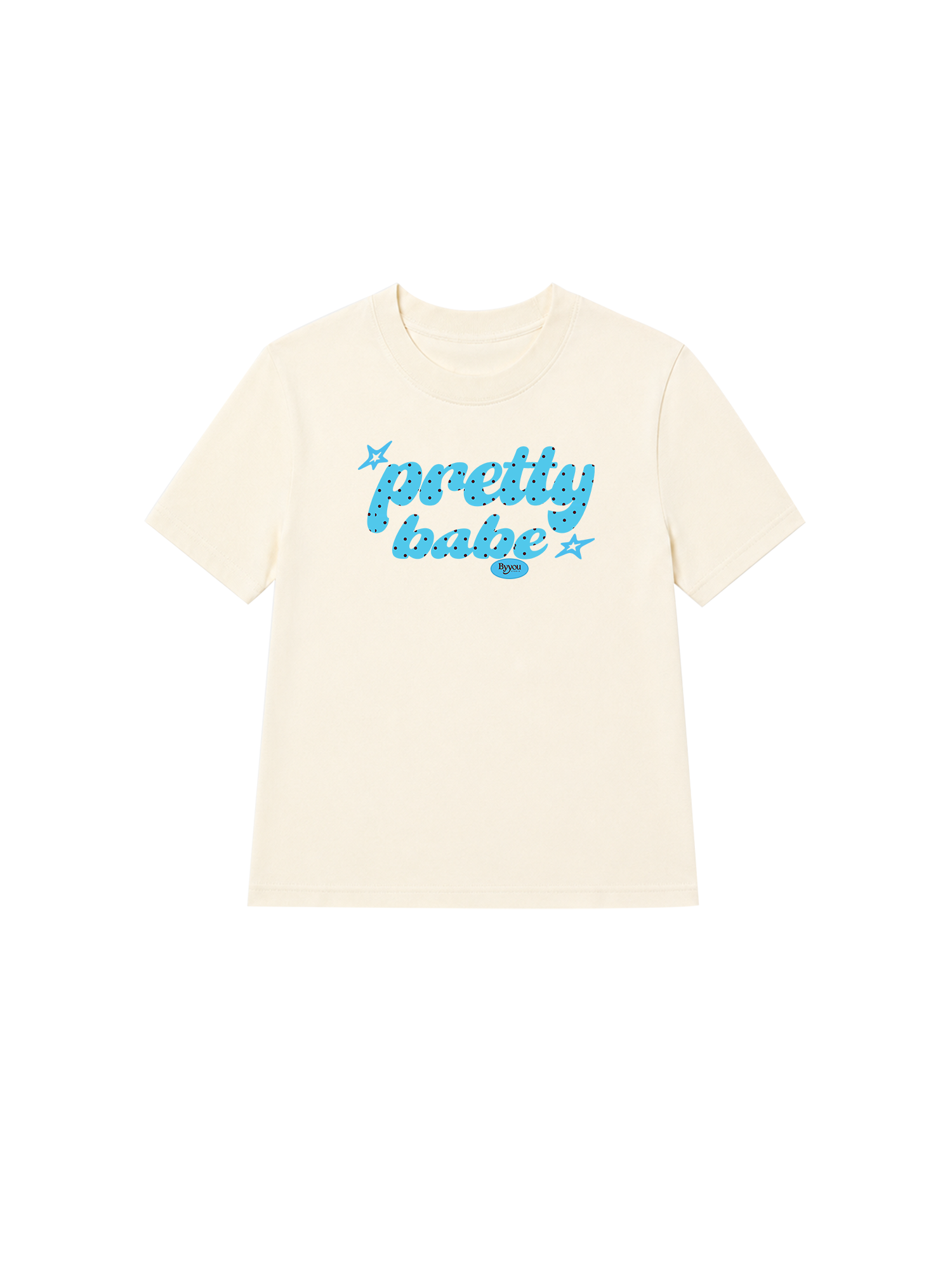 Áo Thun Nữ Pretty Babe Blue Tiffany Polka