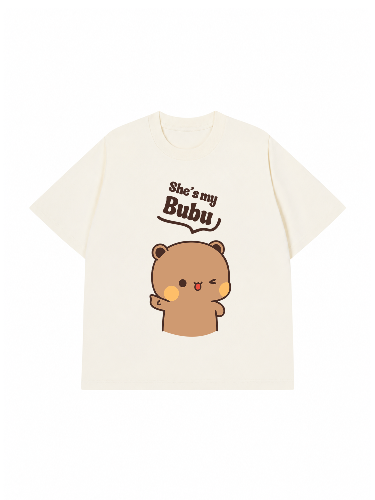 Áo Thun Custom Bubu & Dudu Couple Shirts Matching Bear T-Shirts