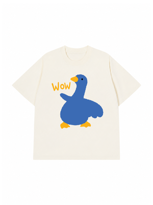 Áo Thun Custom Couple Wow Duck