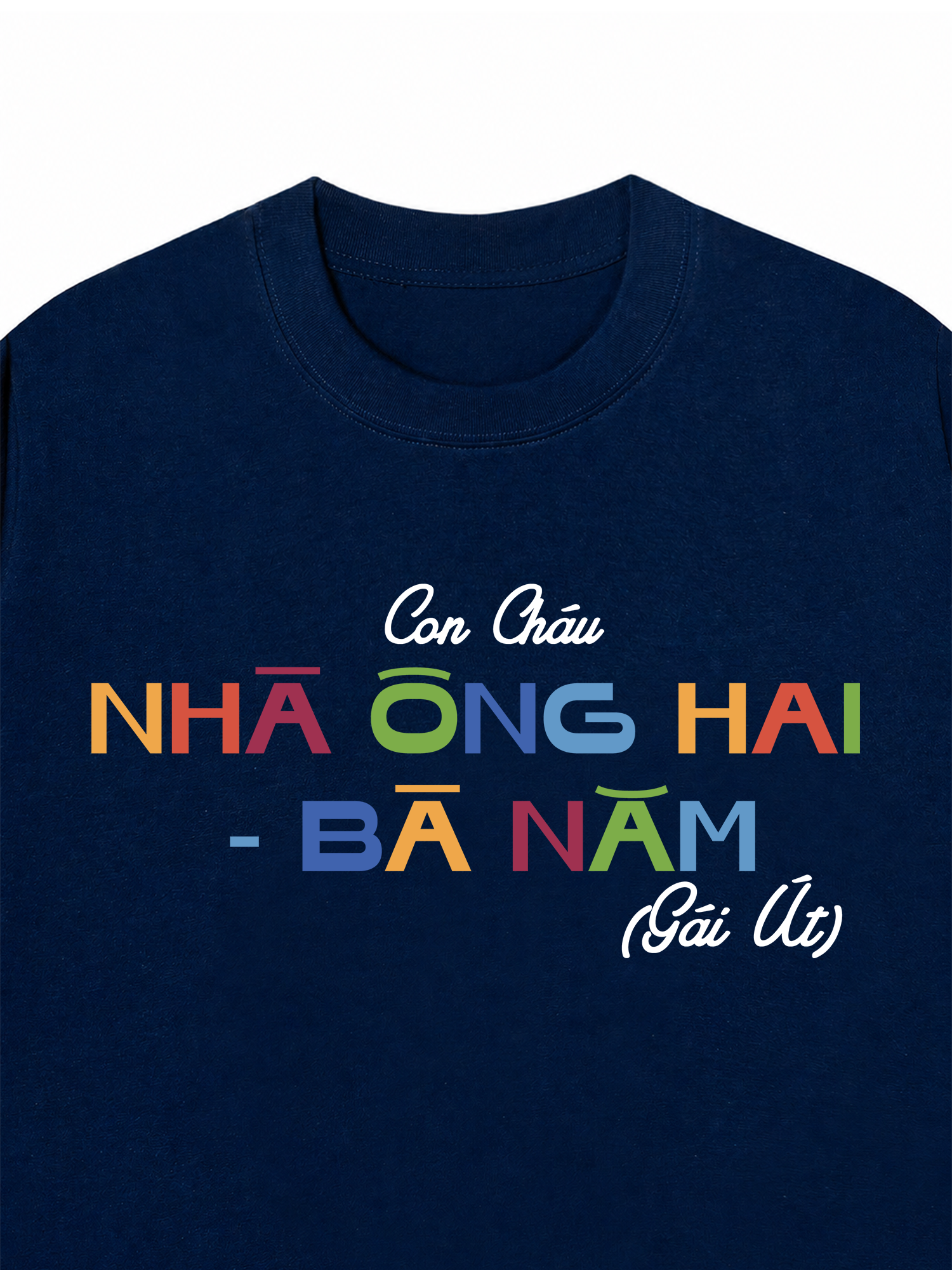 Áo Thun Custom Con Cháu Nhà Ông Bà