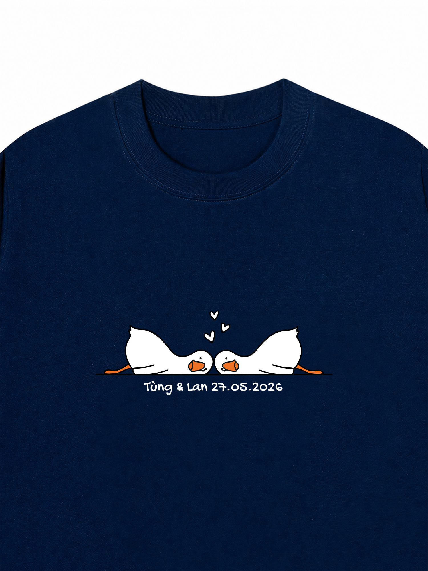 Áo Thun Custom Couple Minimal