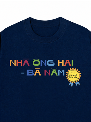 Áo Thun Custom Chứng Nhận Gia Đình Văn Hóa