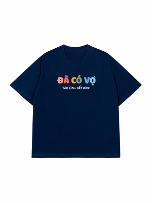 Áo Thun Custom Couple Đã Có Vợ - Chồng