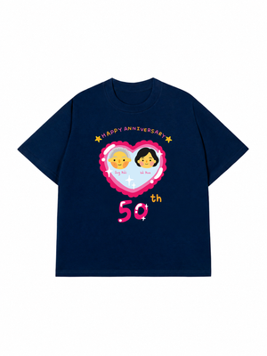 Áo Thun Custom Happy Anniversary