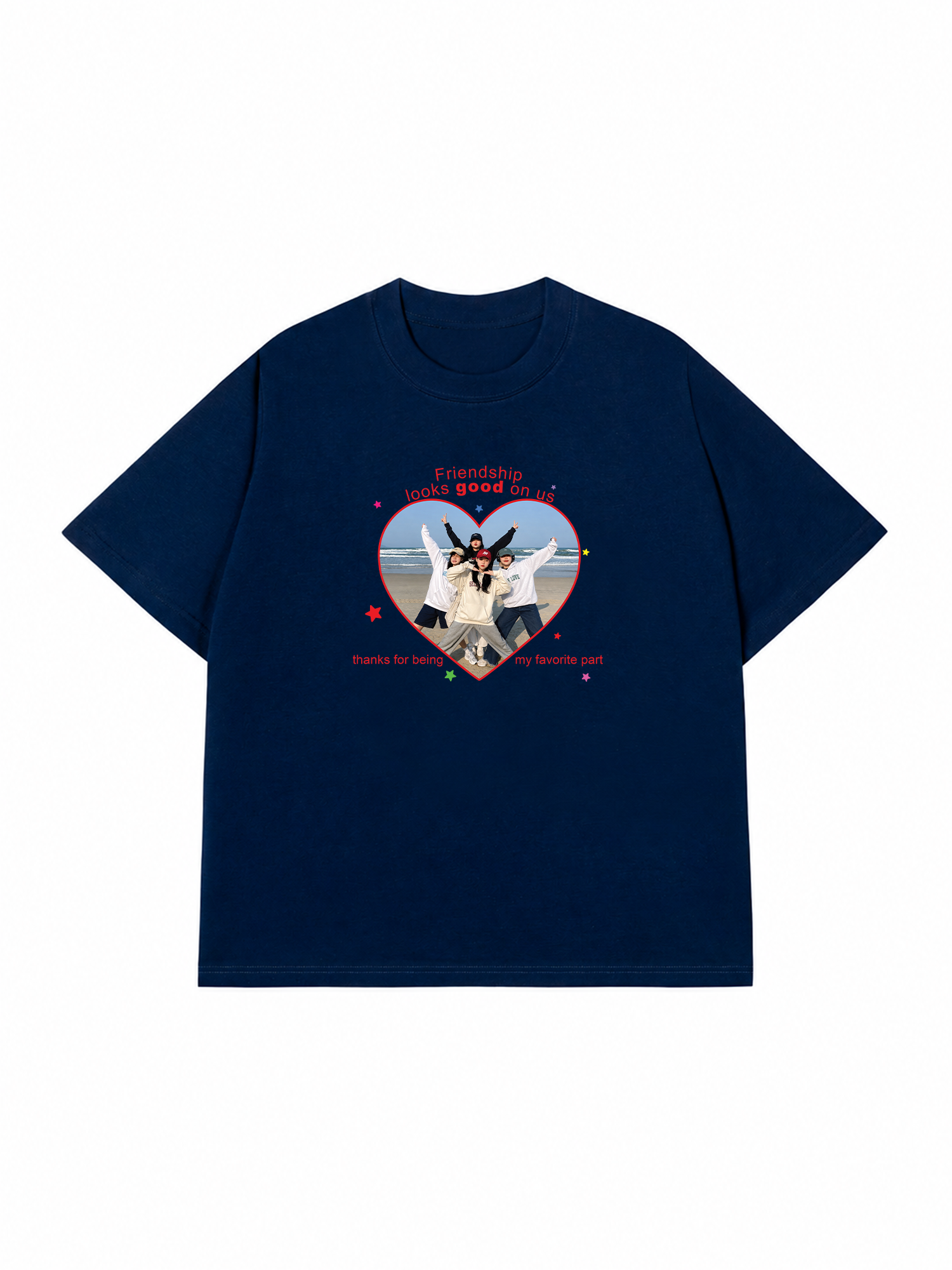 Áo Thun Custom Friend Heart