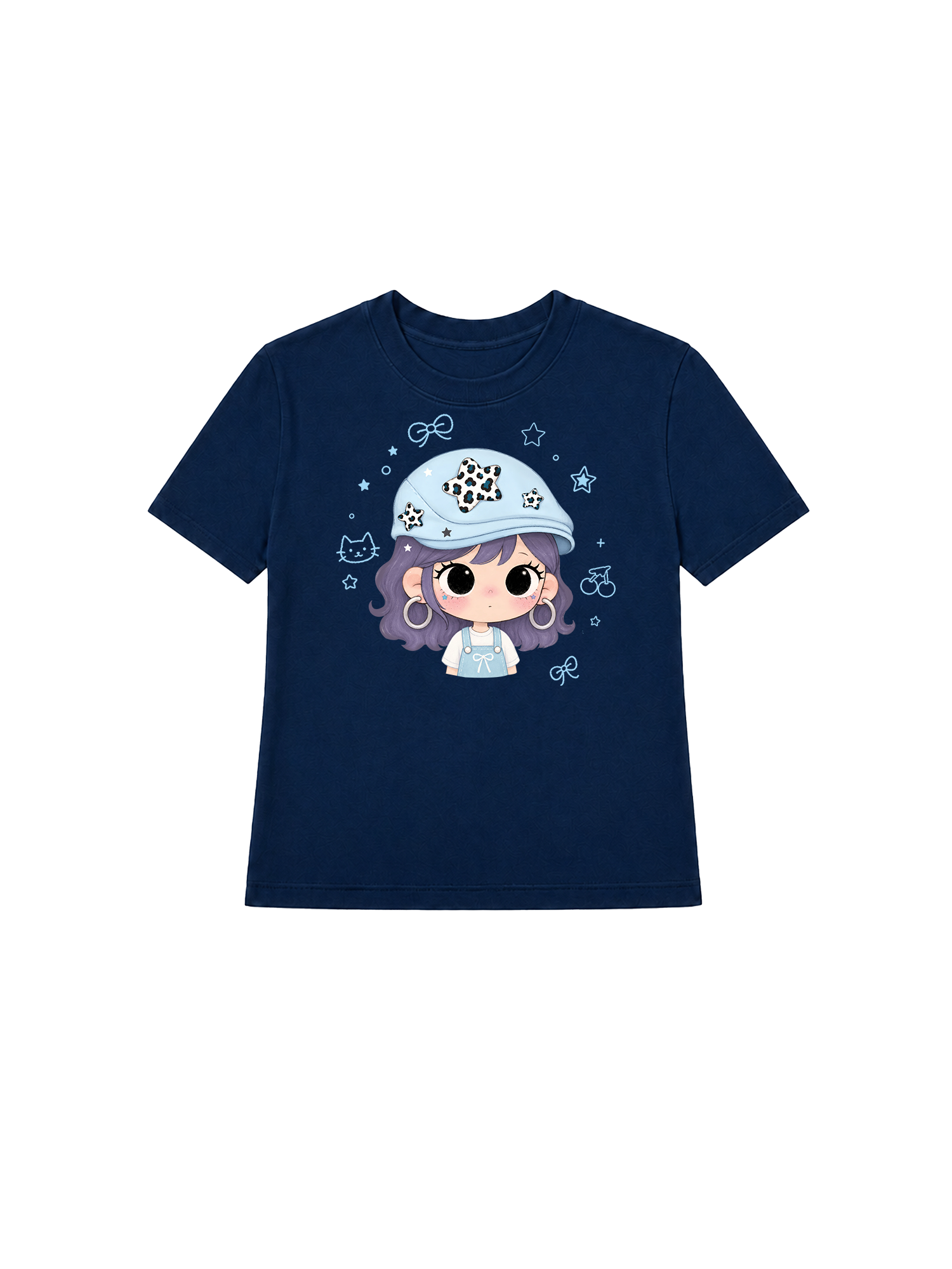 Áo Thun Nữ Beret Hat Girl