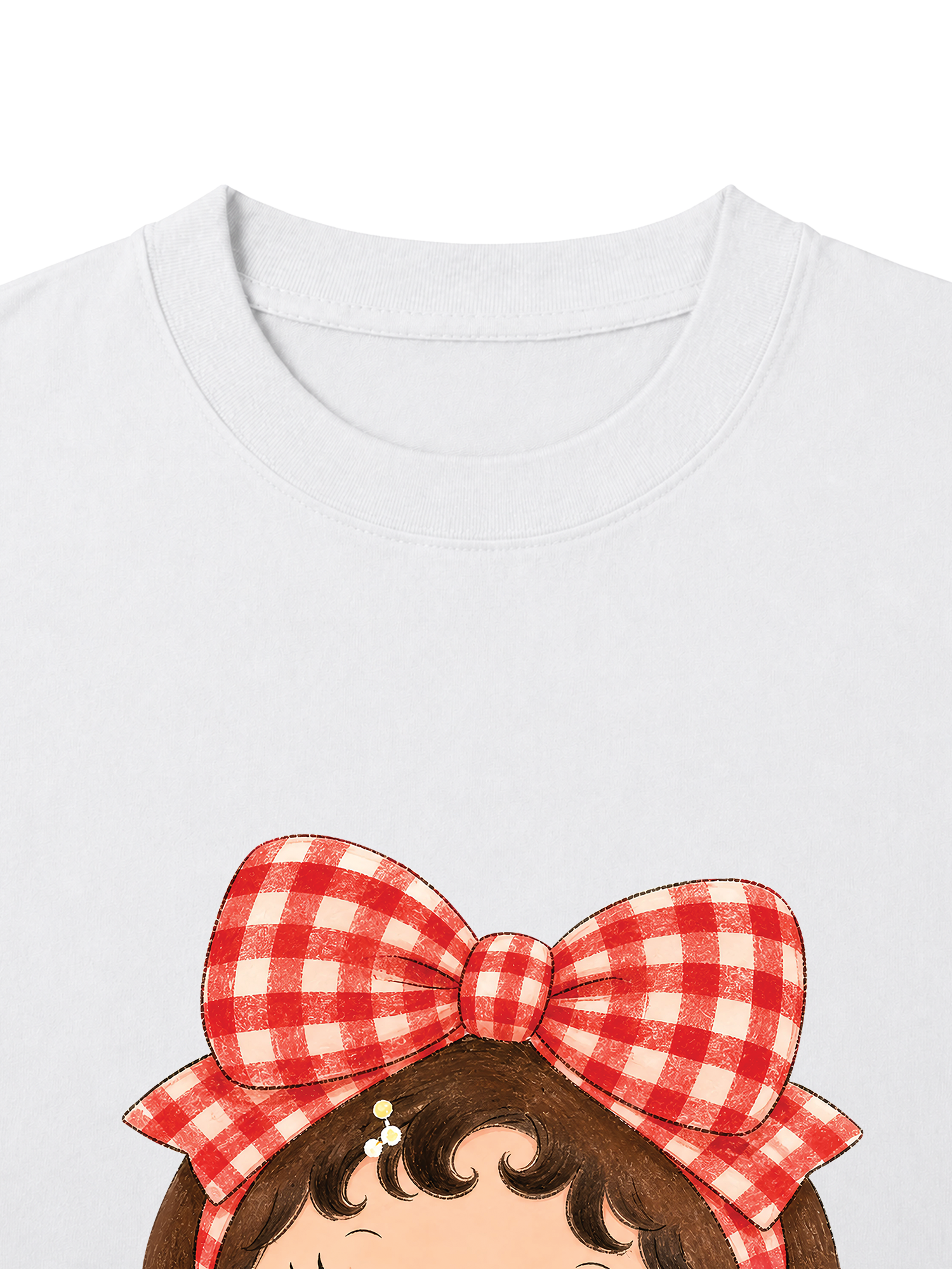 Áo Thun Nữ Red Plaid Girl