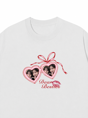 Áo Thun Custom Heart Lock Besties