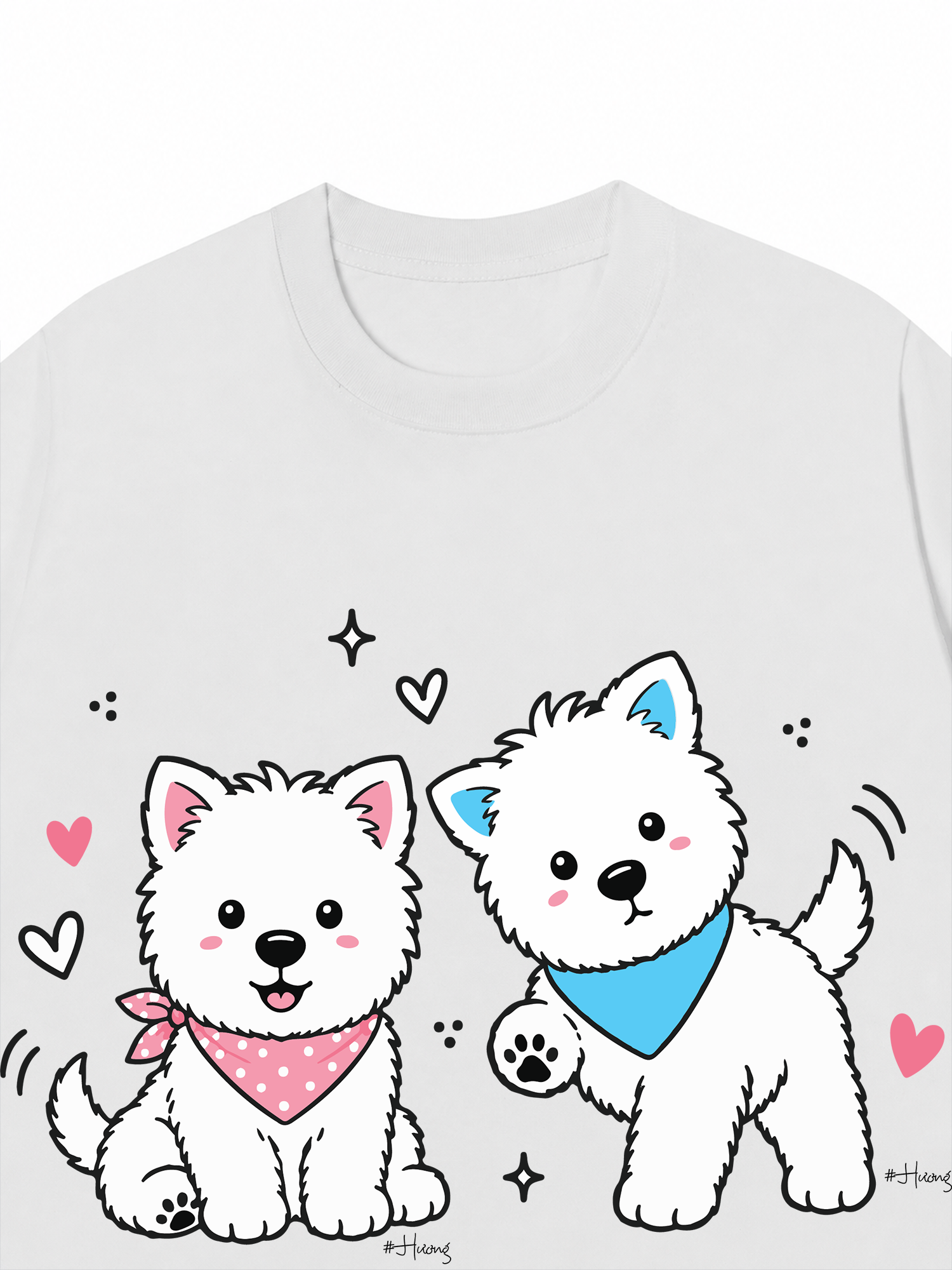 Áo Thun Custom Couple All Of My World