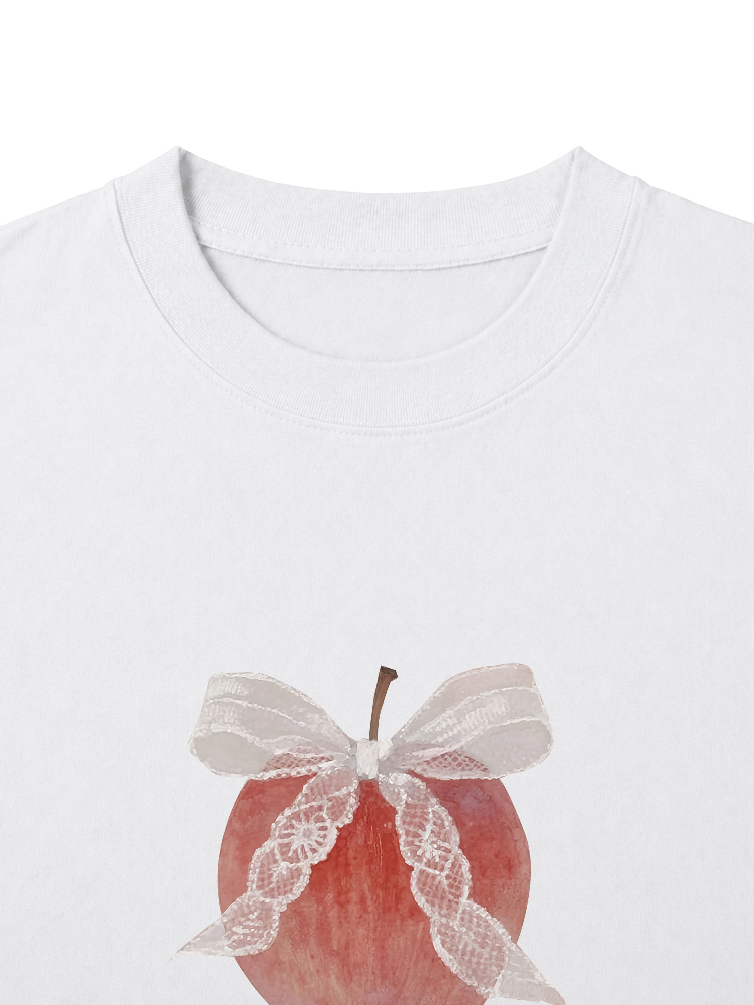 Áo Thun Nữ Byyou Apple With Coquette