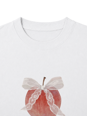 Áo Thun Nữ Byyou Apple With Coquette
