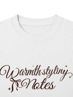 Áo Thun Nữ Warmth Styling Notes