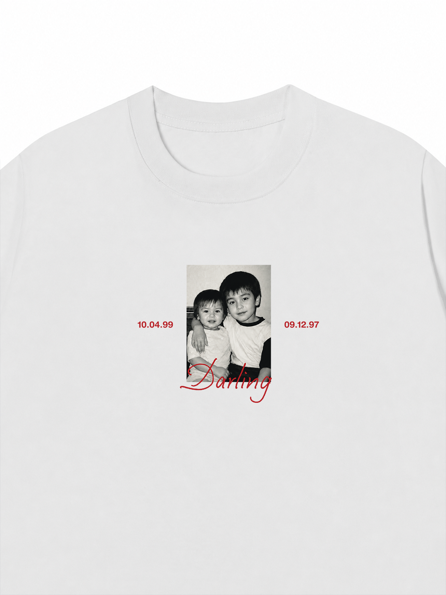 Áo Thun Custom Couple Darling