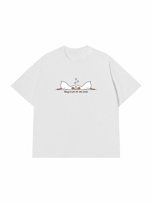 Áo Thun Custom Couple Minimal