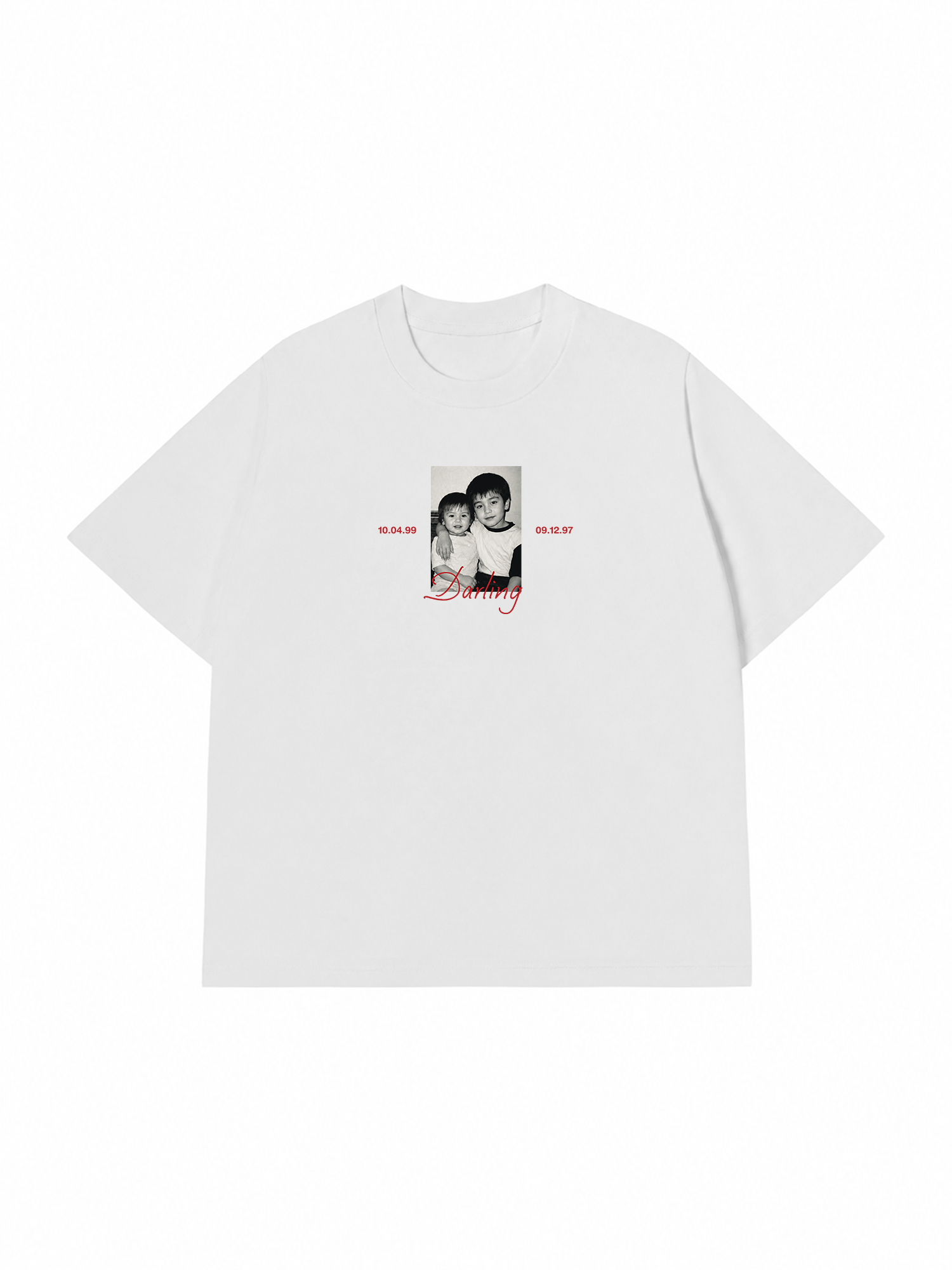 Áo Thun Custom Couple Darling