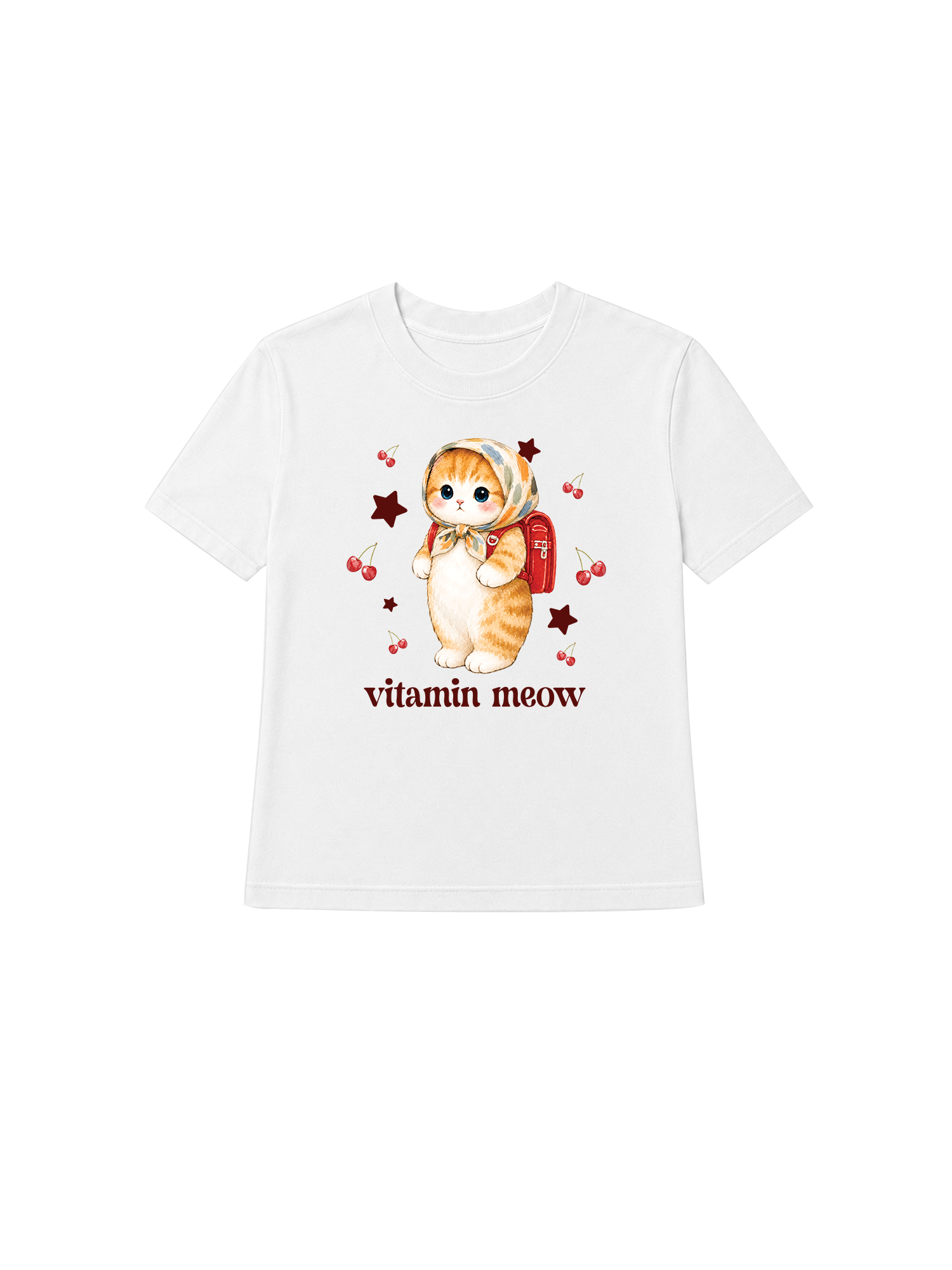 Áo Thun Nữ Vitamin Meow Go School