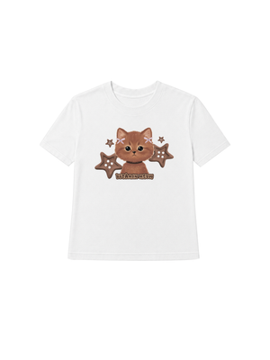 Áo Thun Nữ Brown Cat