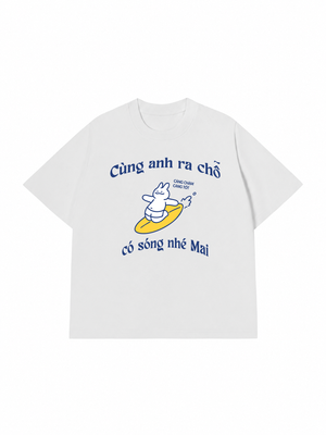 Áo Thun Custom Name Cùng Nhau Ra Chỗ Có Sóng