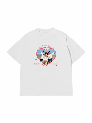 Áo Thun Custom Friend Heart